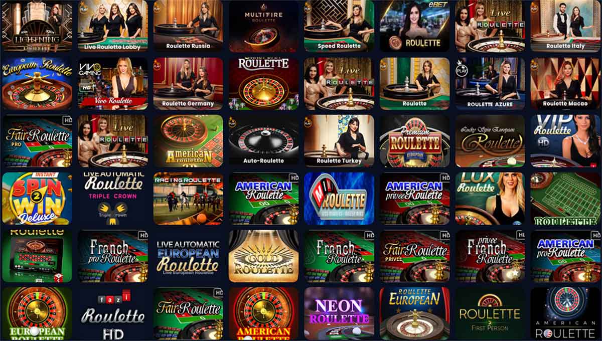 number of different types of roulette